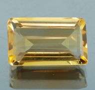 Vibrant! 8.50ct yellow orange Brazilian Citrine