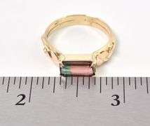 Beloved 14K Yellow Gold Water Tourmaline Gemstone Ring