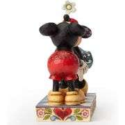 Disney Traditions Mickey and Minnie Mouse Kissing Figurine