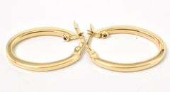 Perfect 18K Yellow Gold Earrings