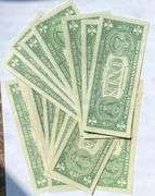 17 XF AU $1 Silver Certificates