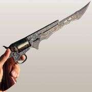 A 26" Antique Finish Gun Blade Sword