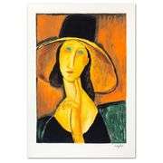 Protrait Of A Woman With Hat by Amedeo Modigliani