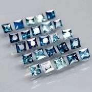 Breath taking! 2.67ct set of blue green Sapphires