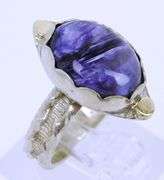 Navajo M.M. Sterling Spiny Oyster Ring, 7