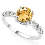 CITRINE STERLING SILVER RING