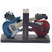 Vintage Guitar Art Bookends