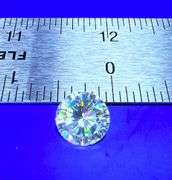 Dazzling 4.16 Ct Lab Simulated. Ice Blue VVs1  Diamond Solitaire