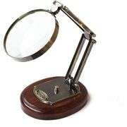 Antique Brass Magnifier by Barraud & Sons London