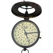 Vintage Brass Navigational Compass & Sundial