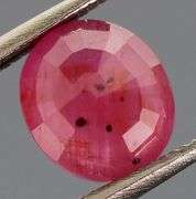 Reddish pink UNHEATED 1.61ct Winza Ruby