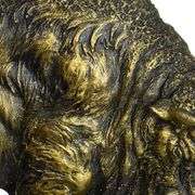 Antiqued Bronze Finish American Buffalo Statue Bison