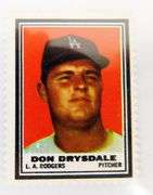 2 Topps 1963 Baseball Stamps