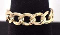 Wonderful 14K Yellow Gold Chain Ring