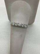 LADIES 14K WHITE GOLD DIAMOND RING