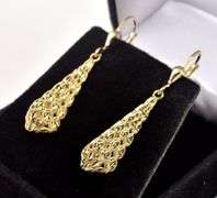 Dazzling 14K Yellow Gold Earrings