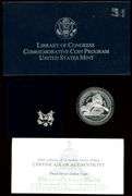 2 Different Proof Commemorative Silver Dollars w/Box & CoA: 2000 & 2009
