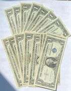 17 XF AU $1 Silver Certificates