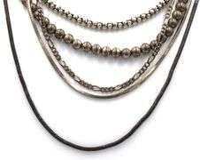 Group lot of Vintage 925 sterling silver necklaces