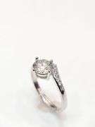 Sparkling 1 Ct VVs1 White D-E Simulated Lab Diamond Ring