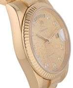 Rolex Day-Date President 118238, 36mm, Anniversary Diamond Dial, 18K Watch W/ Box