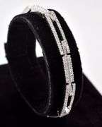 Fantastic 14K White Gold Diamond Bracelet