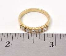 Stunning  10K Yellow Gold Diamond Ring