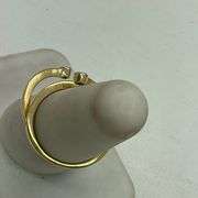 LADIES 14K GOLD AND DIAMOND RING