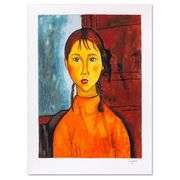Bambina Con Trecce by Amedeo Modigliani