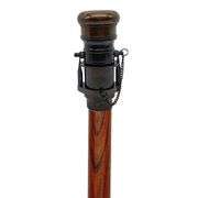 Victorian Telescope Brass Handle Foldable Walking Stick