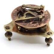 Marine London 2.5" Brass Sundial Compass