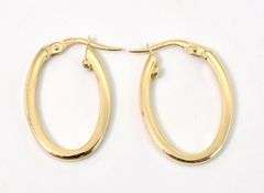 Perfect 18K Yellow Gold Earrings