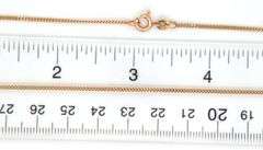 Strong, Smooth Feeling 14K YG Standard Link Necklace