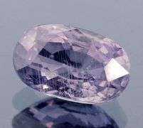 Real! 3.37ct untreated silver violet Sapphire