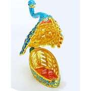 Blue Swan Jewelry Trinket Box