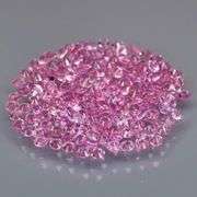Rare heated only 2.01ct pink Sapphire set