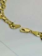 14K Yellow Gold Italian Curb Link Chain
