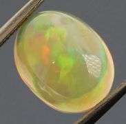 Glowing! 1.71ct full cover multi-pattern Jelly Opal