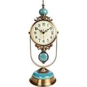 Classic Silent Mantel Desk Clock with Pendulum