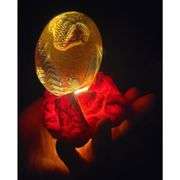 Lava Dragon Egg with Lighted Base