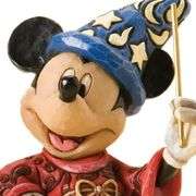 Official Disney Sorcerer Mickey Mouse Figurine Hand-Painted Collectible