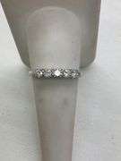 LADIES 14K WHITE GOLD DIAMOND RING