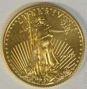 Pristine Superb Gem BU 2010 $5 American Gold Eagle coin