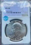1972 S Ike Silver Dollar NGC MS66