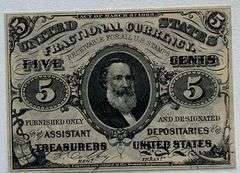 Gem Unc 5 Cent Third Series Fraction