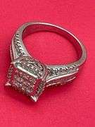 CERTIFIED BRAND NEW 14K WHITE GOLD DIAMOND RING. 1.00 CARAT