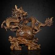 Large Chinese Feng Shui Dragon Statue