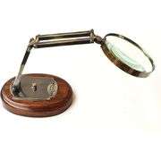 Antique Brass Magnifier by Barraud & Sons London