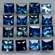 Premium luster 2.54ct dark blue Sapphire set