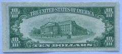 Choie Near Unc 1934 C $10 Silver Certificate